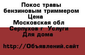 Покос травы бензиновым триммером. › Цена ­ 100 - Московская обл., Серпухов г. Услуги » Для дома   